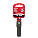 Milwaukee 49-66-6119 SHOCKWAVE Impact Duty™  3/8"Drive 3/8" Deep 6 Point Socket - 2