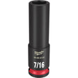 Milwaukee 49-66-6120 SHOCKWAVE Impact Duty™  3/8"Drive 7/16" Deep 6 Point Socket