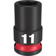 Milwaukee 49-66-6135 SHOCKWAVE Impact Duty™  3/8"Drive 11MM Standard 6 Point Socket