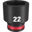 Milwaukee 49-66-6145 SHOCKWAVE Impact Duty™  3/8"Drive 22MM Standard 6 Point Socket