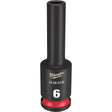 Milwaukee 49-66-6148 SHOCKWAVE Impact Duty™  3/8"Drive 6MM Deep 6 Point Socket