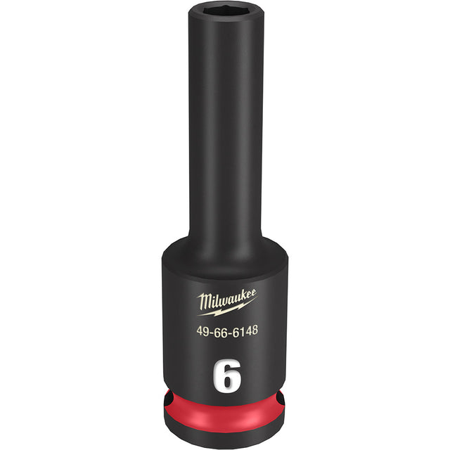 Milwaukee 49-66-6148 SHOCKWAVE Impact Duty™  3/8"Drive 6MM Deep 6 Point Socket