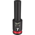 Milwaukee 49-66-6149 SHOCKWAVE Impact Duty™  3/8"Drive 7MM Deep 6 Point Socket