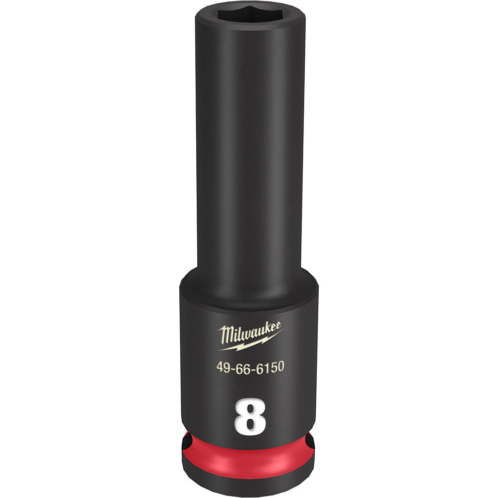 Milwaukee 49-66-6150 SHOCKWAVE Impact Duty™  3/8"Drive 8MM Deep 6 Point Socket