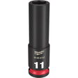 Milwaukee 49-66-6153 SHOCKWAVE Impact Duty™  3/8"Drive 11MM Deep 6 Point Socket