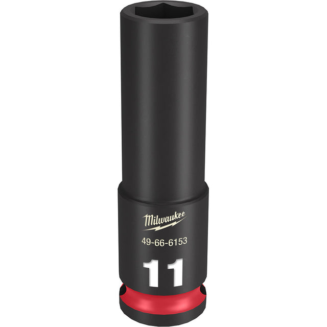 Milwaukee 49-66-6153 SHOCKWAVE Impact Duty™  3/8"Drive 11MM Deep 6 Point Socket