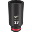 Milwaukee 49-66-6164 SHOCKWAVE Impact Duty™  3/8"Drive 23MM Deep 6 Point Socket