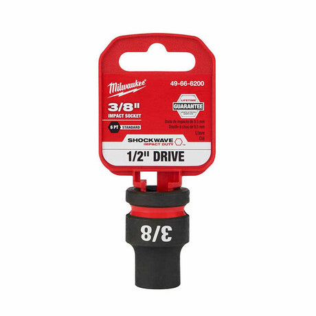 Milwaukee 49-66-6200 SHOCKWAVE Impact Duty™  1/2"Drive 3/8" Standard 6 Point Socket