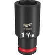 Milwaukee 49-66-6231 SHOCKWAVE Impact Duty™  1/2"Drive 1-1/16" Deep 6 Point Socket