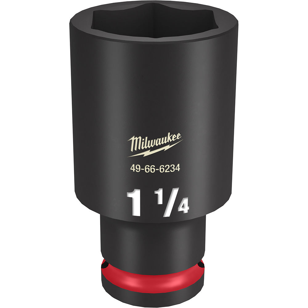 Milwaukee 49-66-6234 SHOCKWAVE Impact Duty™  1/2"Drive 1-1/4" Deep 6 Point Socket