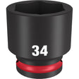 Milwaukee 49-66-6266 SHOCKWAVE Impact Duty™  1/2"Drive 34MM Standard 6 Point Socket