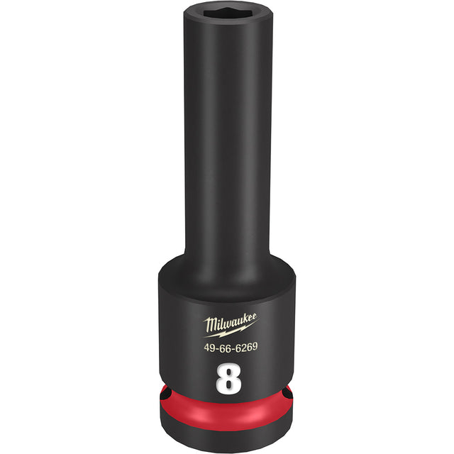 Milwaukee 49-66-6269 SHOCKWAVE Impact Duty™  1/2"Drive 8MM Deep 6 Point Socket