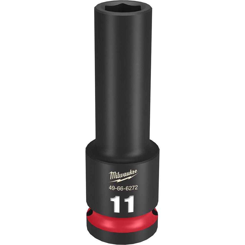 Milwaukee 49-66-6272 SHOCKWAVE Impact Duty™  1/2"Drive 11MM Deep 6 Point Socket