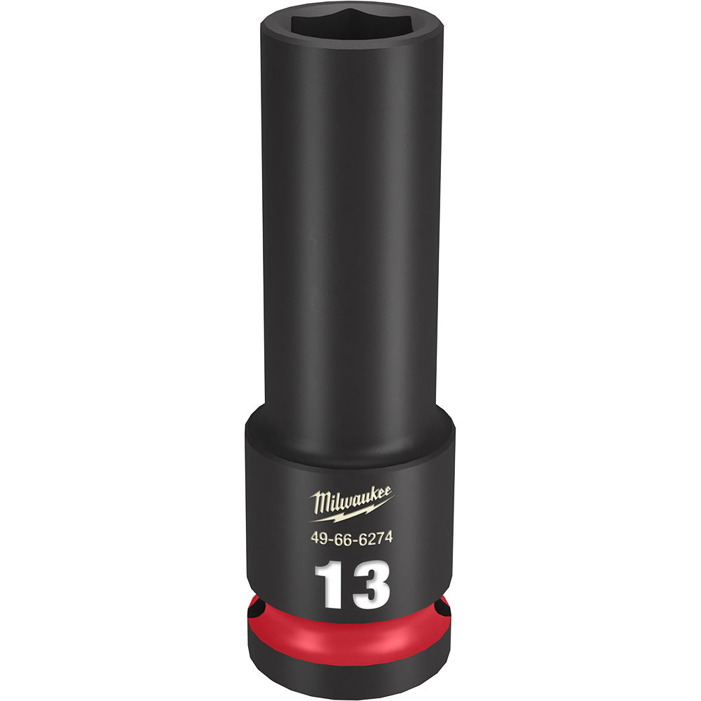 Milwaukee 49-66-6274 SHOCKWAVE Impact Duty™  1/2"Drive 13MM Deep 6 Point Socket