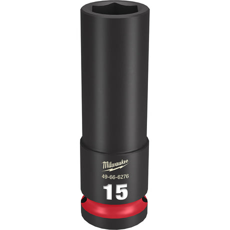 Milwaukee 49-66-6276 SHOCKWAVE Impact Duty™  1/2"Drive 15MM Deep 6 Point Socket