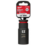 Milwaukee 49-66-6284 SHOCKWAVE Impact Duty™  1/2"Drive 23MM Deep 6 Point Socket - 2