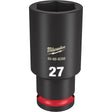 Milwaukee 49-66-6288 SHOCKWAVE Impact Duty™  1/2"Drive 27MM Deep 6 Point Socket