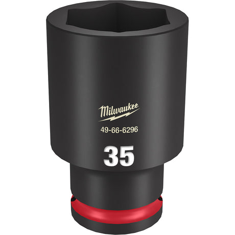 Milwaukee 49-66-6296 SHOCKWAVE Impact Duty™  1/2"Drive 35MM Deep 6 Point Socket