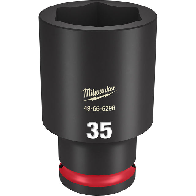 Milwaukee 49-66-6296 SHOCKWAVE Impact Duty™  1/2"Drive 35MM Deep 6 Point Socket