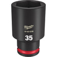 Milwaukee 49-66-6296 SHOCKWAVE Impact Duty™  1/2"Drive 35MM Deep 6 Point Socket