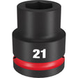 Milwaukee 49-66-6359 SHOCKWAVE Impact Duty™  3/4"Drive 21MM Standard 6 Point Socket