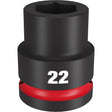 Milwaukee 49-66-6360 SHOCKWAVE Impact Duty™  3/4"Drive 22MM Standard 6 Point Socket