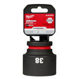 Milwaukee 49-66-6376 SHOCKWAVE Impact Duty™  3/4"Drive 38MM Standard 6 Point Socket - 2