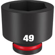 Milwaukee 49-66-6387 SHOCKWAVE Impact Duty™  3/4"Drive 49MM Standard 6 Point Socket