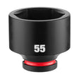 Milwaukee 49-66-6390 SHOCKWAVE Impact Duty 3/4" Drive 55 mm Standard 6 Point Impact Socket
