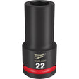 Milwaukee 49-66-6397 SHOCKWAVE Impact Duty™  3/4"Drive 22MM Deep 6 Point Socket