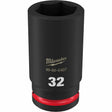 Milwaukee 49-66-6407 SHOCKWAVE Impact Duty™  3/4"Drive 32MM Deep 6 Point Socket