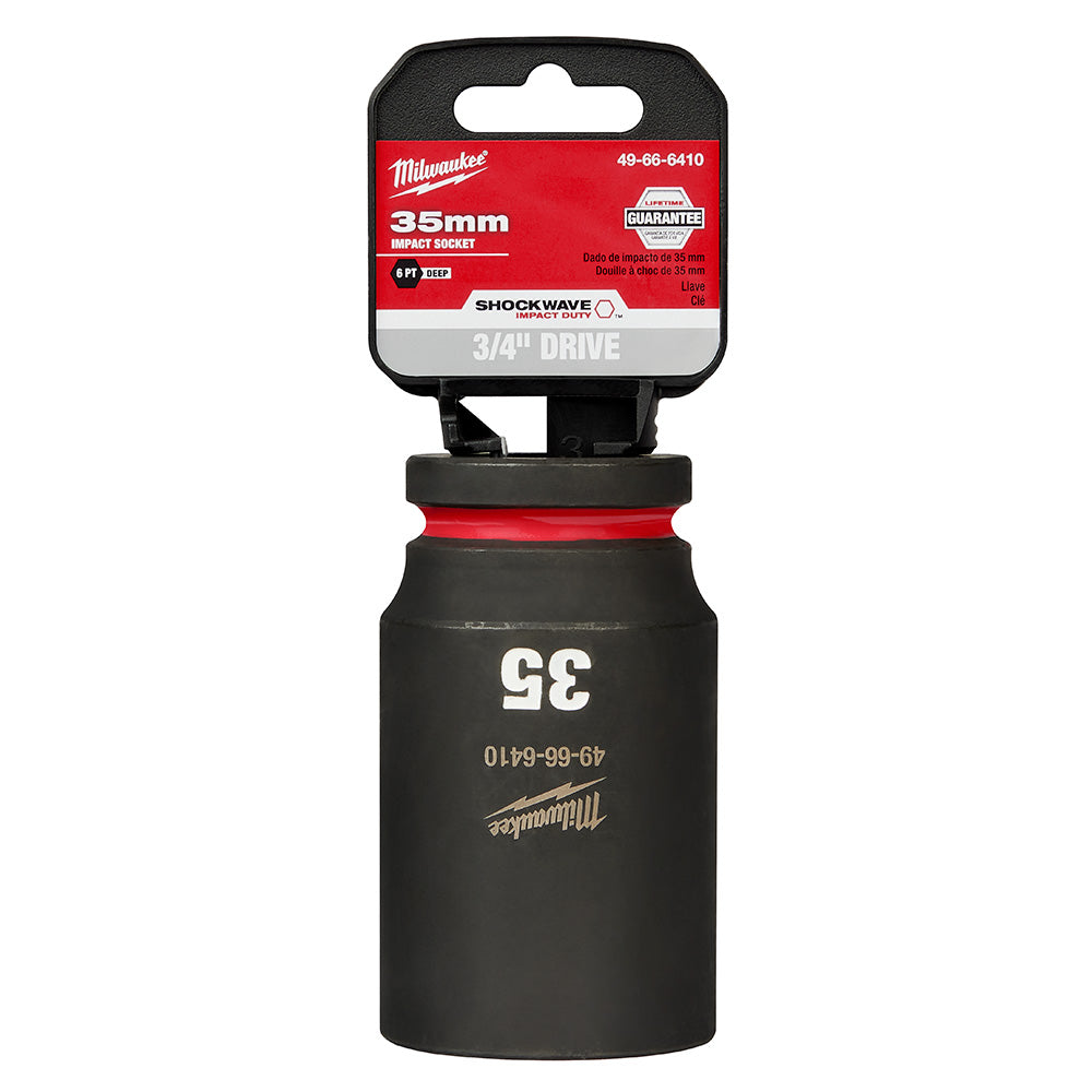 Milwaukee 49-66-6410 SHOCKWAVE Impact Duty™  3/4"Drive 35MM Deep 6 Point Socket