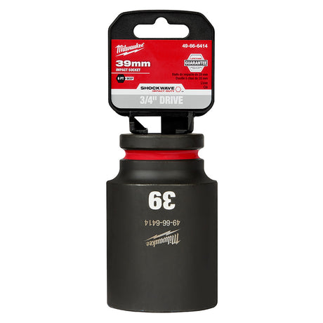 Milwaukee 49-66-6414 SHOCKWAVE Impact Duty™  3/4"Drive 39MM Deep 6 Point Socket