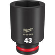 Milwaukee 49-66-6418 SHOCKWAVE Impact Duty™  3/4"Drive 43MM Deep 6 Point Socket