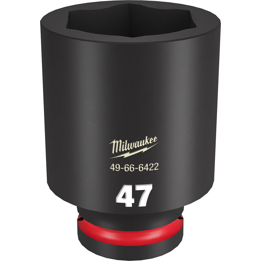 Milwaukee 49-66-6422 SHOCKWAVE Impact Duty™  3/4"Drive 47MM Deep 6 Point Socket