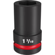 Milwaukee 49-66-6507 SHOCKWAVE Impact Duty™  1"Drive 1-3/16" Deep 6 Point Socket