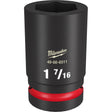 Milwaukee 49-66-6511 SHOCKWAVE Impact Duty™  1"Drive 1-7/16" Deep 6 Point Socket