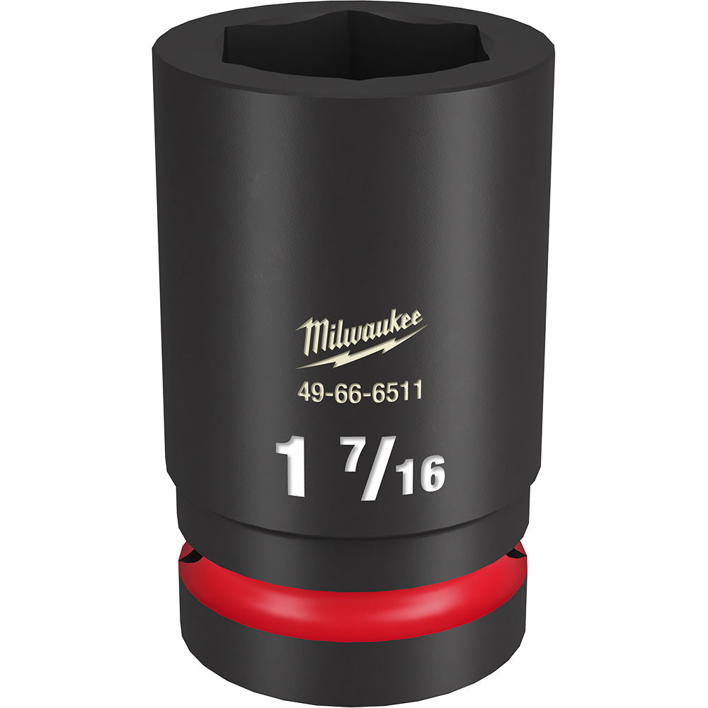 Milwaukee 49-66-6511 SHOCKWAVE Impact Duty™  1"Drive 1-7/16" Deep 6 Point Socket