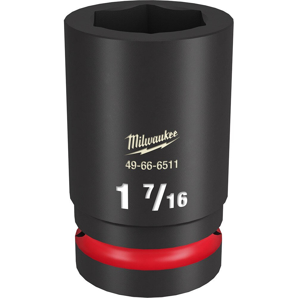 Milwaukee 49-66-6511 SHOCKWAVE Impact Duty™  1"Drive 1-7/16" Deep 6 Point Socket
