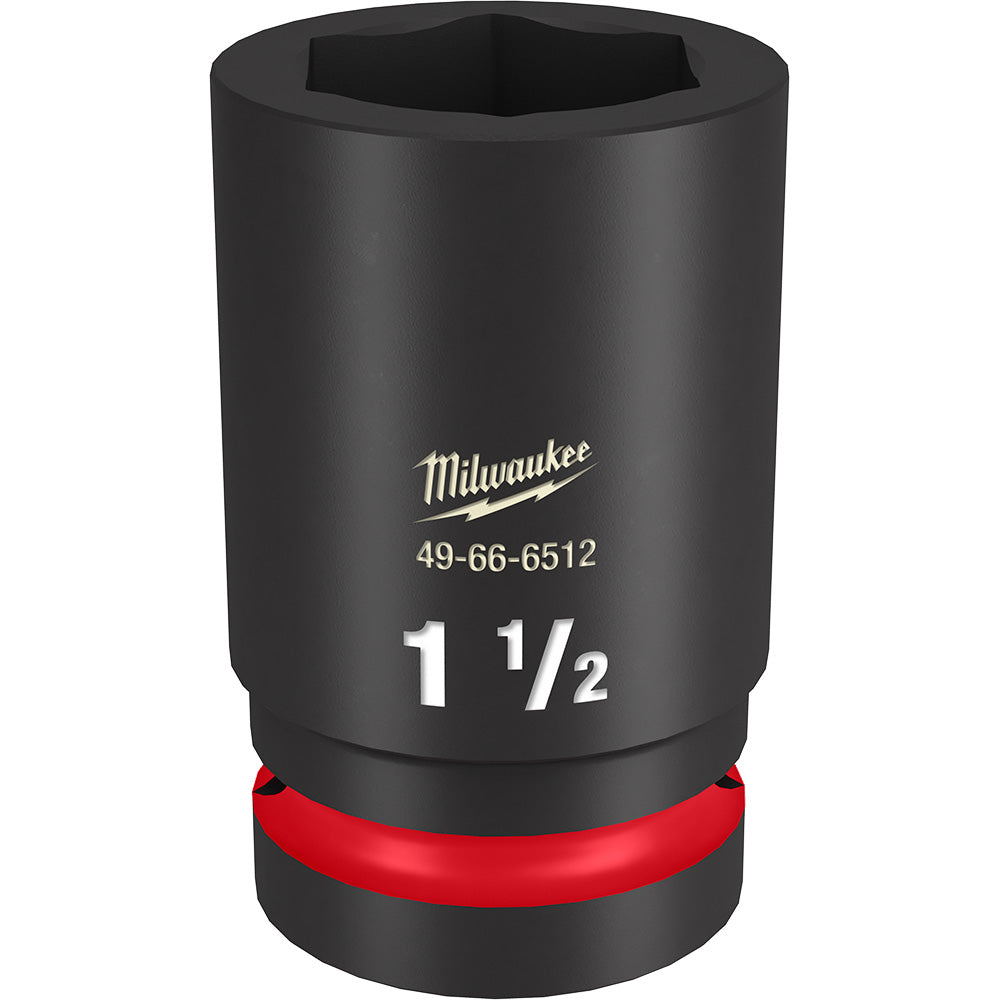 Milwaukee 49-66-6512 SHOCKWAVE Impact Duty™  1"Drive 1-1/2" Deep 6 Point Socket