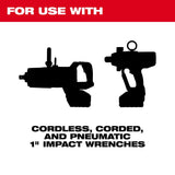 Milwaukee 49-66-6527 Shockwave 1" Drive 2-5/8" Deep 6-Point Impact Socket - 4