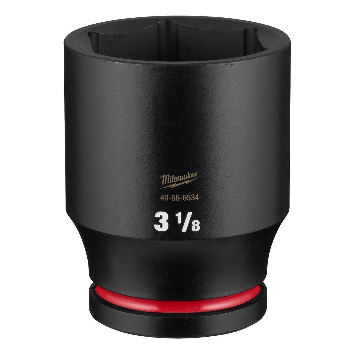 Milwaukee 49-66-6534 Shockwave 1" Drive 3-1/8" Deep 6 Point Impact Duty Socket