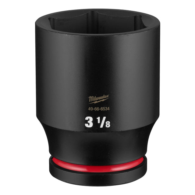 Milwaukee 49-66-6534 Shockwave 1" Drive 3-1/8" Deep 6 Point Impact Duty Socket