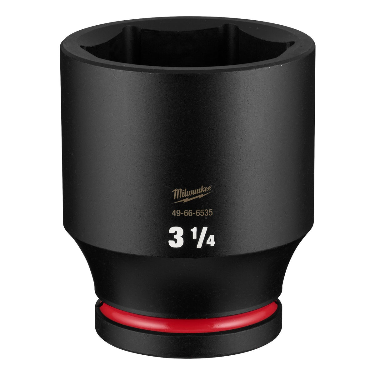 Milwaukee 49-66-6535 Shockwave 1" Drive 3-1/4" Deep 6-Point Impact Socket