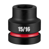 Milwaukee 49-66-6547 1" Drive 15/16" Standard 6-Point Impact Duty Socket