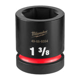 Milwaukee 49-66-6554 1" Drive 1-3/8" Standard 6 Point Impact Socket