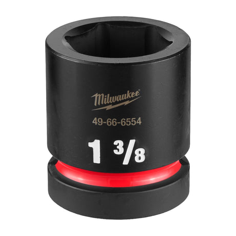 Milwaukee 49-66-6554 1" Drive 1-3/8" Standard 6 Point Impact Socket