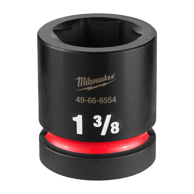 Milwaukee 49-66-6554 1" Drive 1-3/8" Standard 6 Point Impact Socket