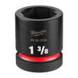 Milwaukee 49-66-6554 1" Drive 1-3/8" Standard 6 Point Impact Socket