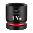 Milwaukee 49-66-6555 Shockwave Impact Duty 1" Drive 1-7/16" Standard 6 Point Socket